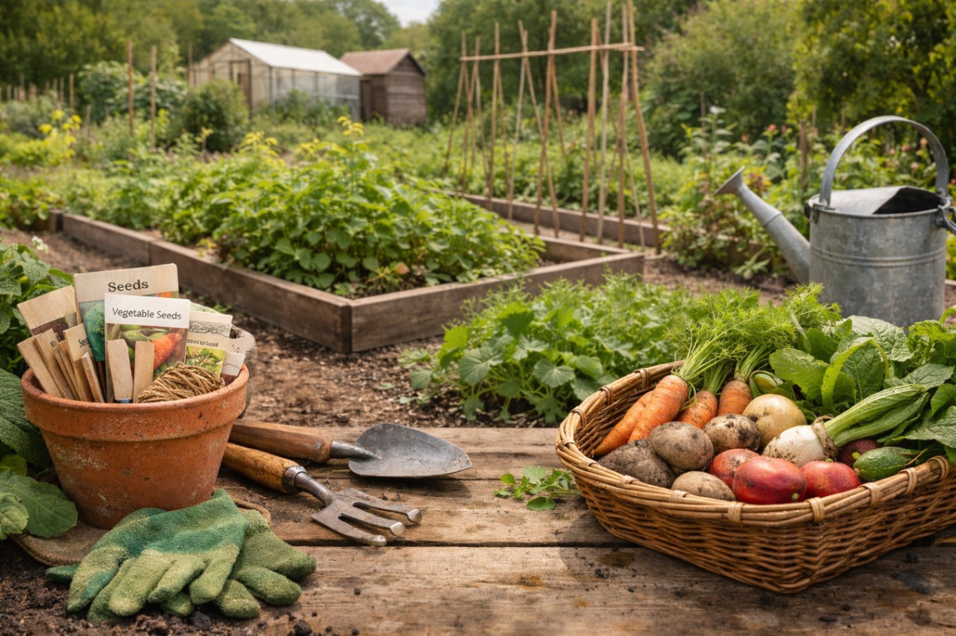 What to Plant Each Month on an Allotment