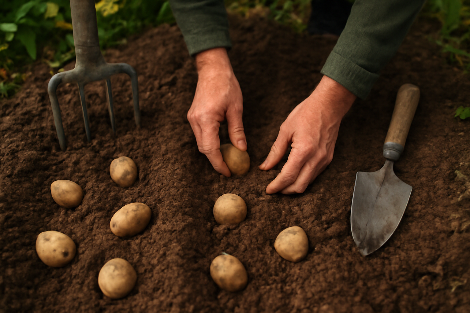 How Deep to Plant Potatoes