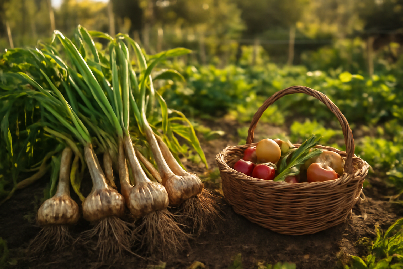 When to Harvest Garlic