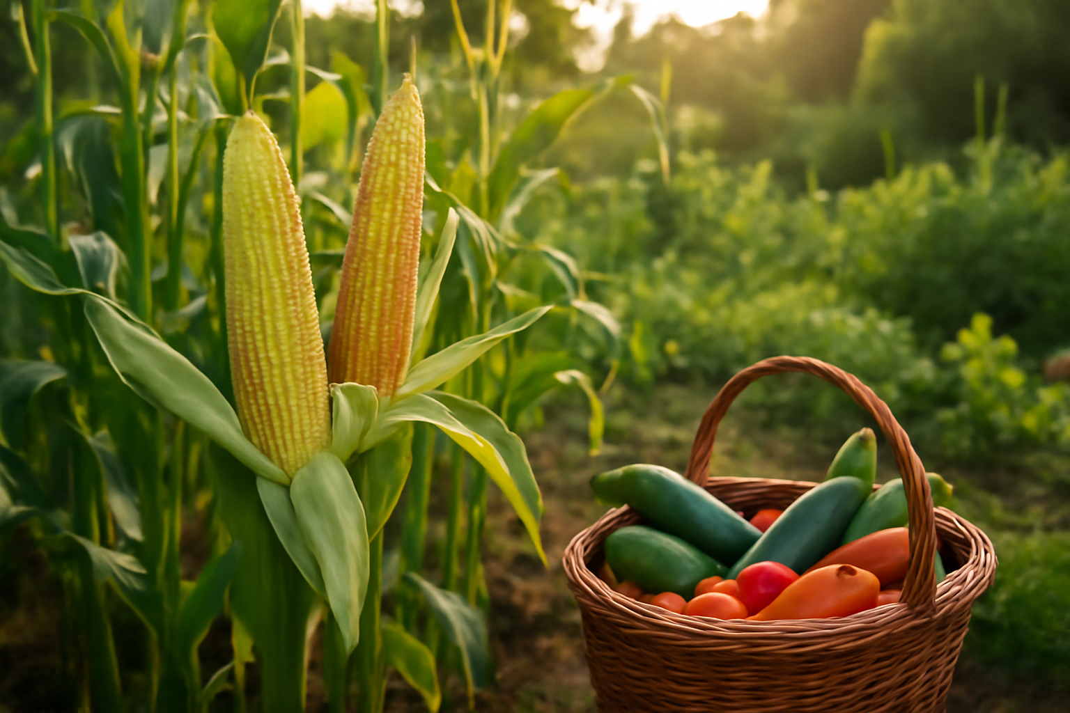 When to Harvest Sweetcorn